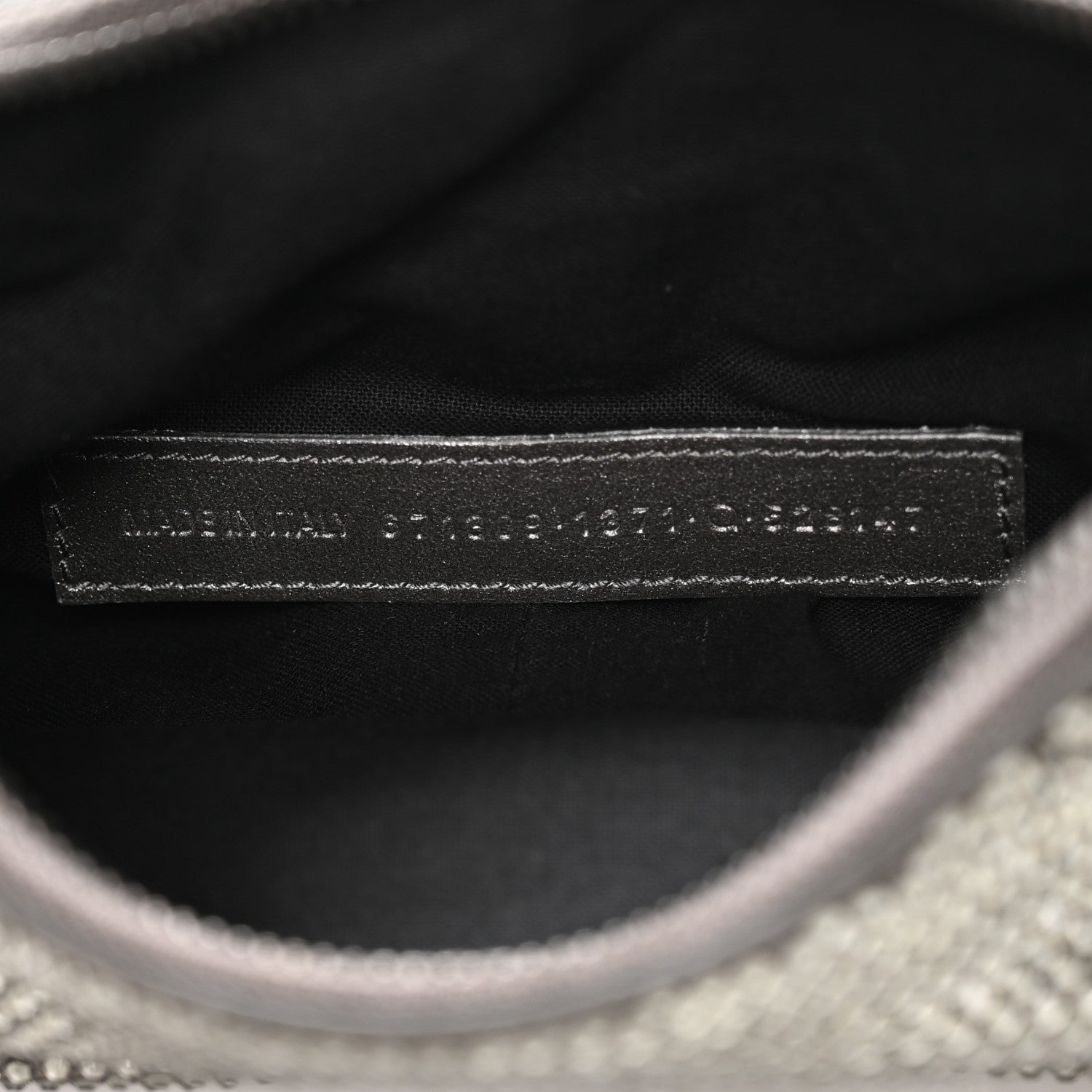 Balenciaga Rhinestone Encrusted Le Cagole Shoulder Bag XS Silver 8 of 11
