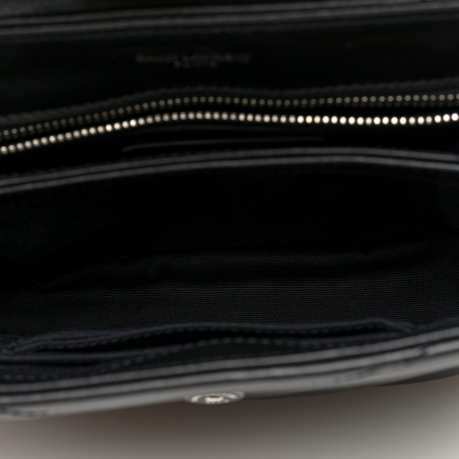 Saint Laurent Calfskin Y Quilted Monogram Toy Loulou Crossbody Bag Black 5 of 9