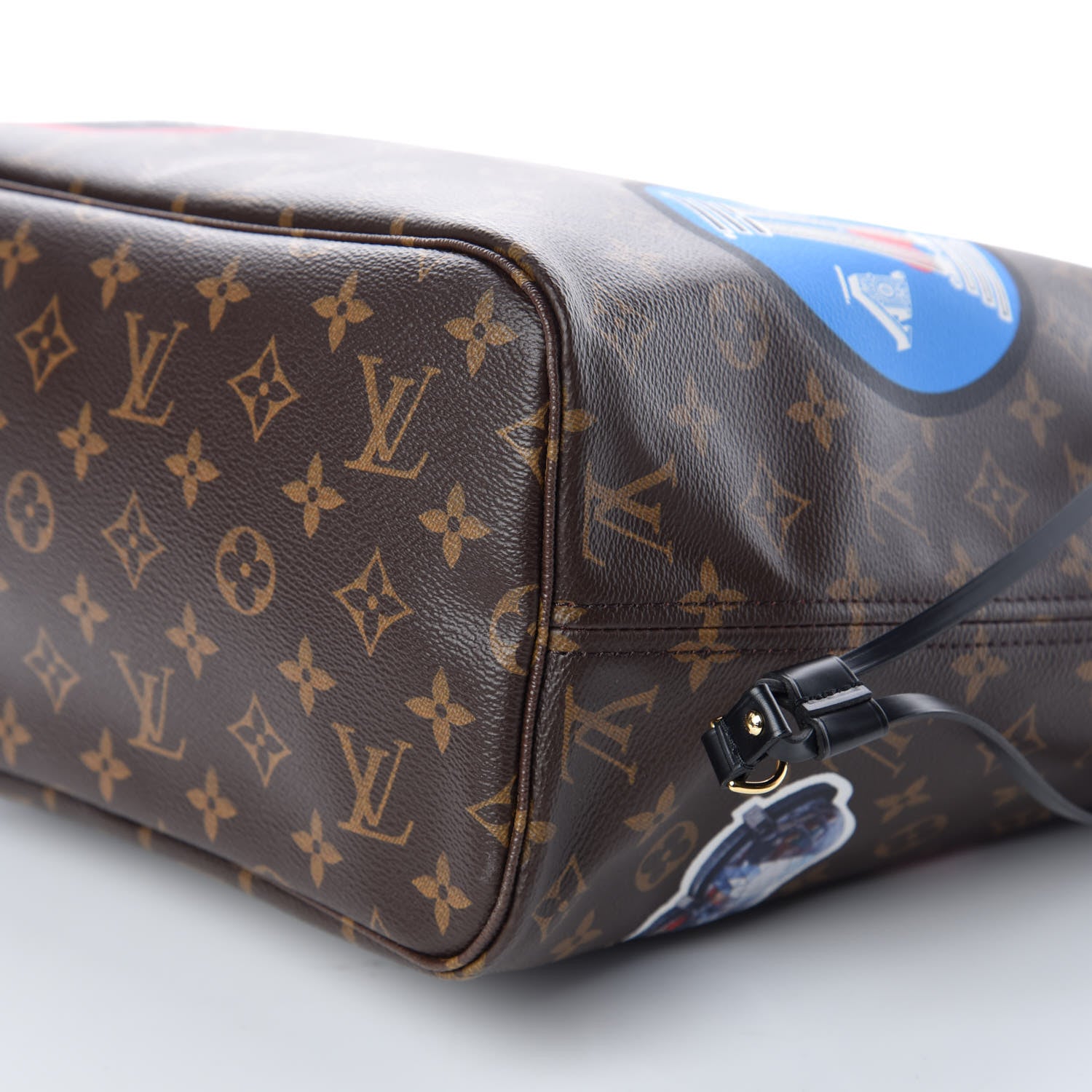 Louis Vuitton Monogram World Tour Neverfull MM 7 of 12