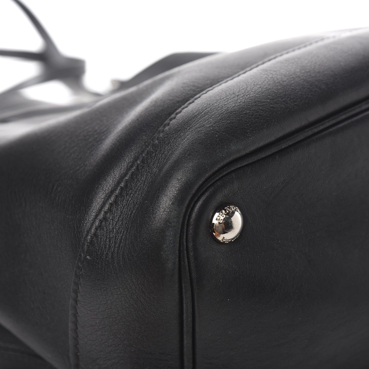 Prada City Calfskin Sport Bucket Bag Black 11 of 16