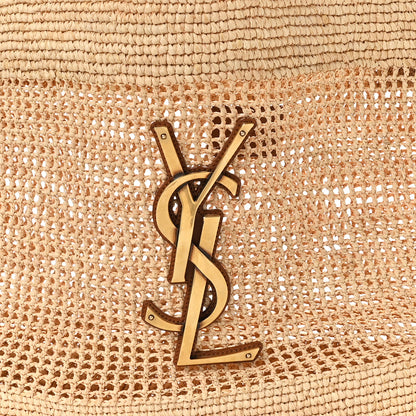 Saint Laurent Raffia Icare Shopping Tote Natural 8 of 11