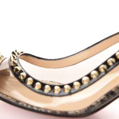 Christian Louboutin Patent Cosmo PVC Manovra 70 Pumps 37.5 White Smoke 10 of 14