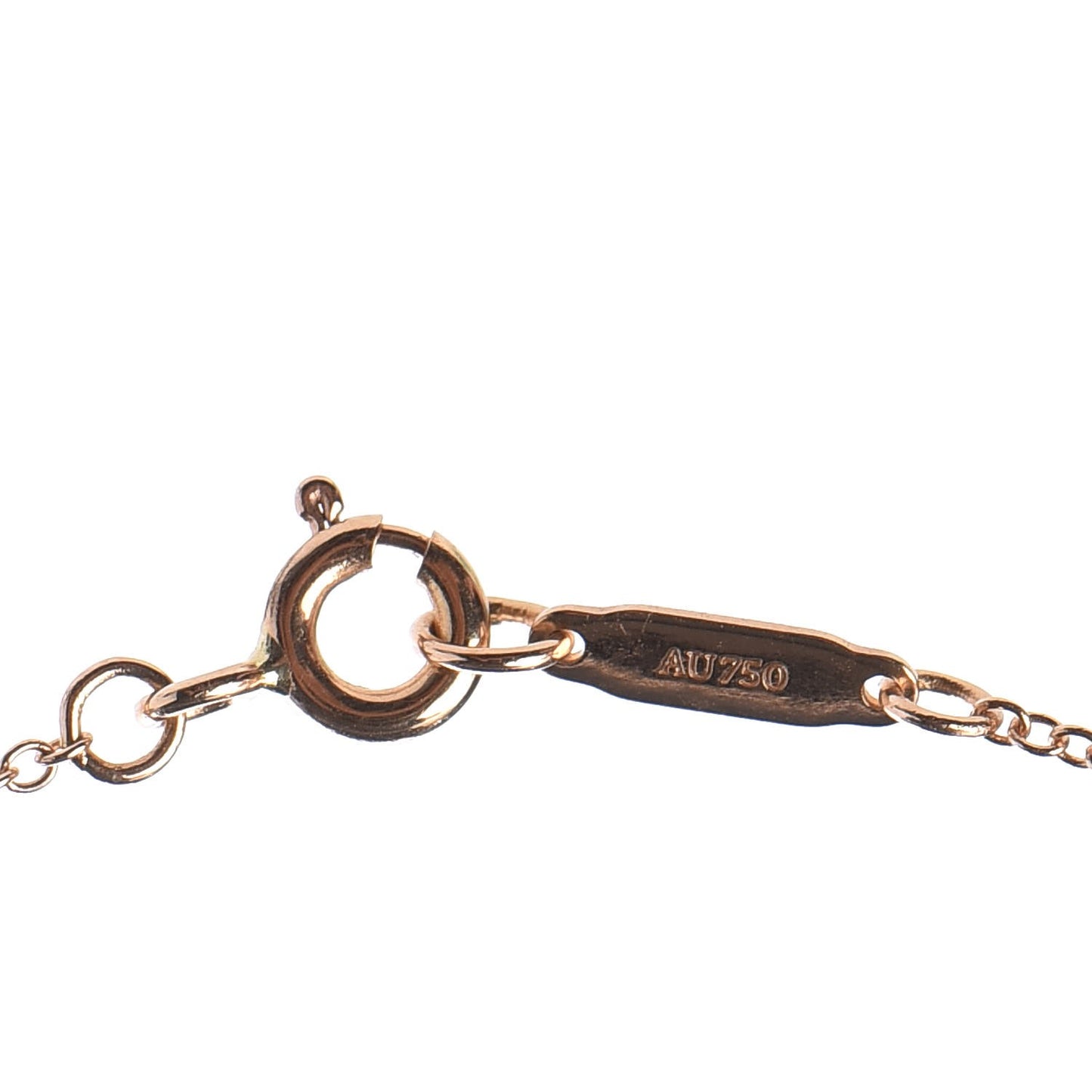 18K Rose Gold Mini Bow Pendant Necklace