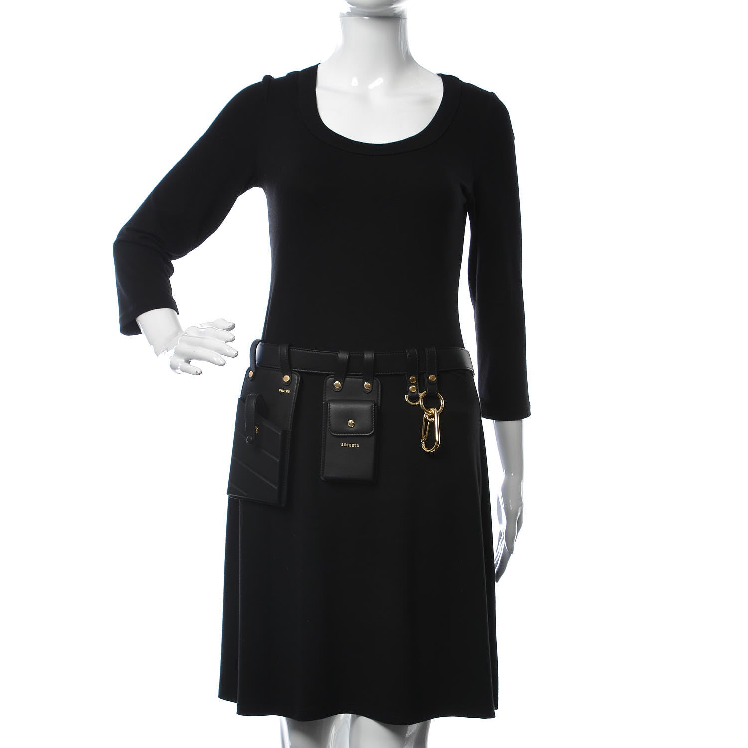 Fendi Calfskin Multi Accessory Belt Black 2 of 11