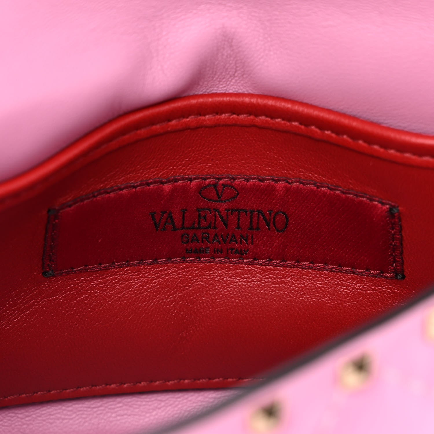 Valentino Garavani Nappa Small Rockstud Spike Shoulder Bag Giacinto 5 of 9