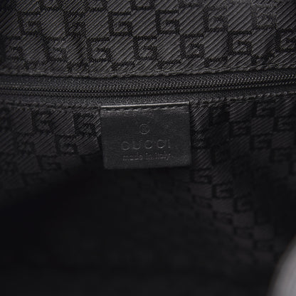 Gucci Calfskin Bamboo Top Handle Bag Black 6 of 12
