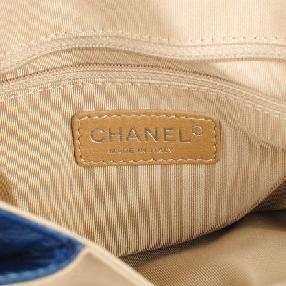 Chanel Caviar Quilted Timeless Accordion Flap Navy Blue 6 of 7
