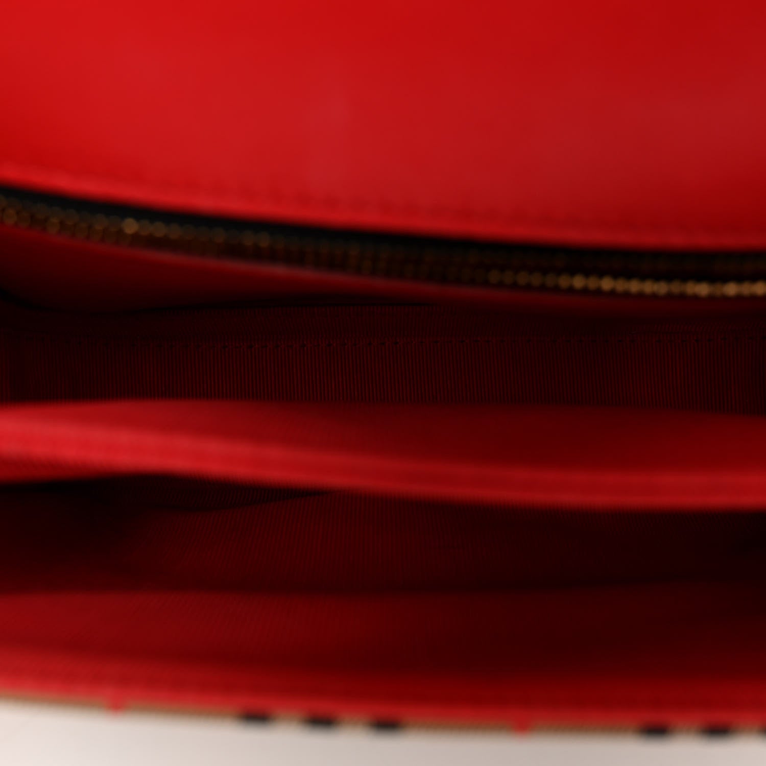 Burberry Patent 1983 Knight Check Link Shoulder Bag Bright Red 5 of 11