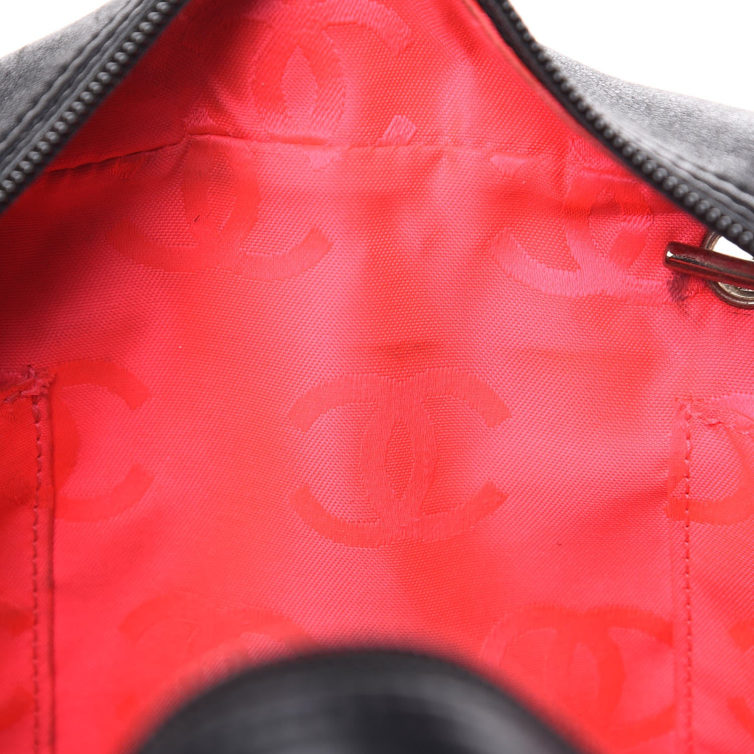 Chanel Calfskin Quilted Large Cambon Bowler Black White 21 of 22