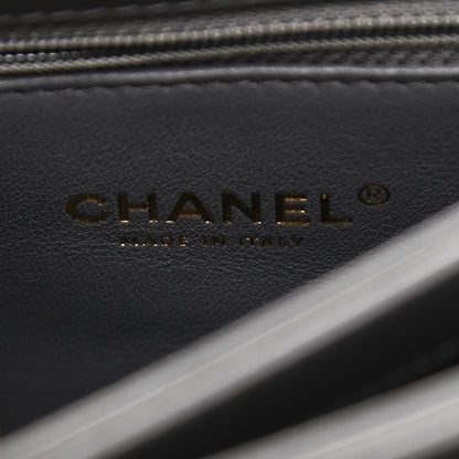 Chanel Lambskin Quilted Small Trendy CC Dual Handle Flap Bag Dark Grey 6 of 12