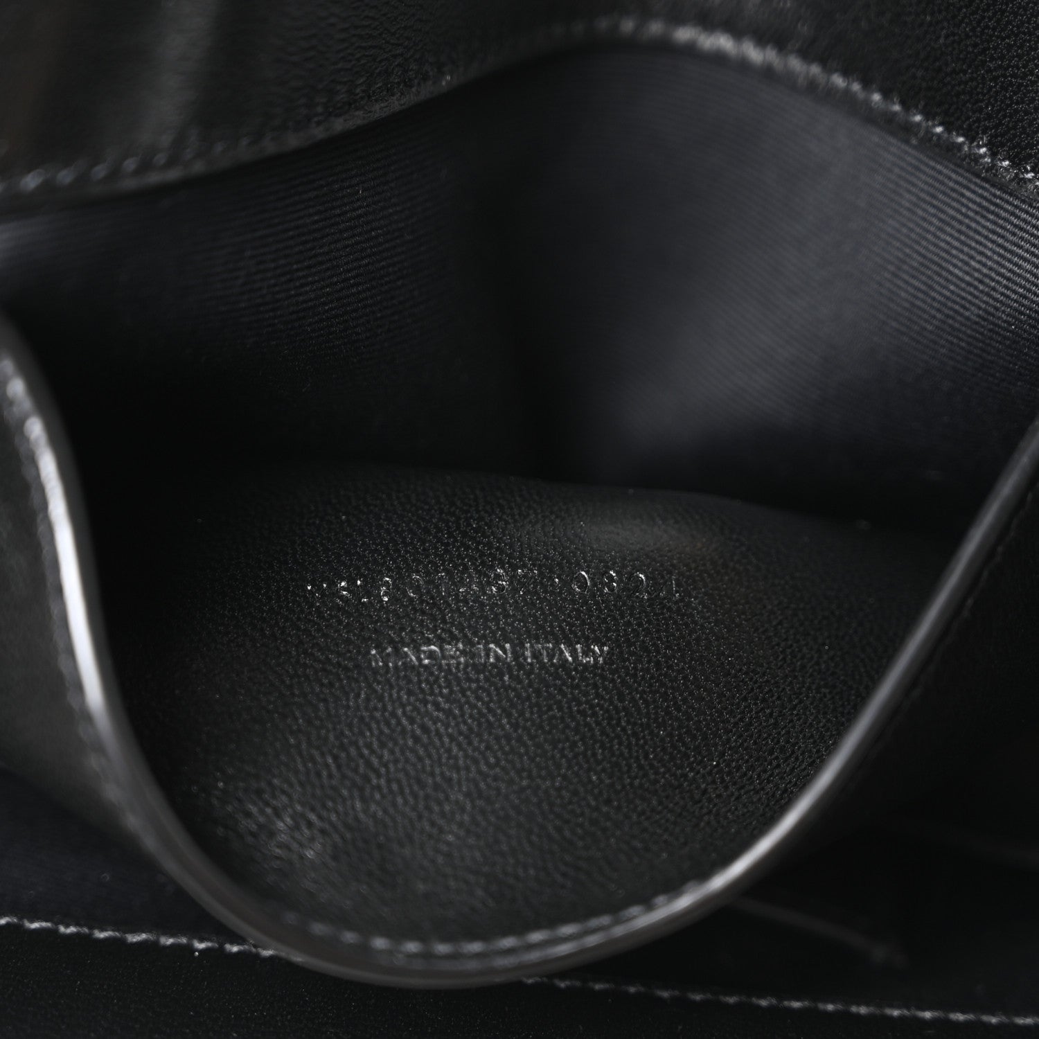 Saint Laurent Lambskin Chevron Quilted Small Loulou Black 8 of 11