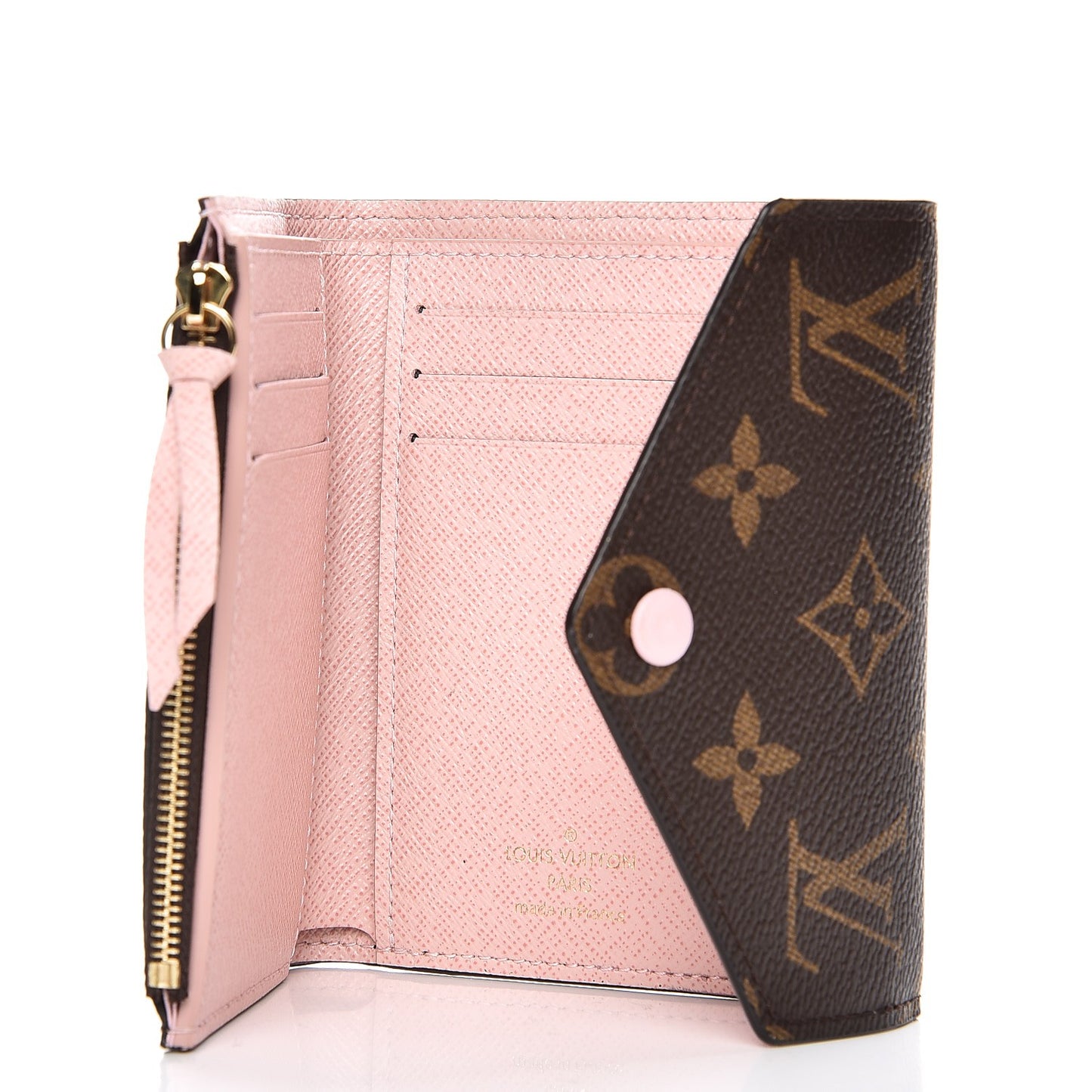 Monogram Victorine Wallet Rose Ballerine