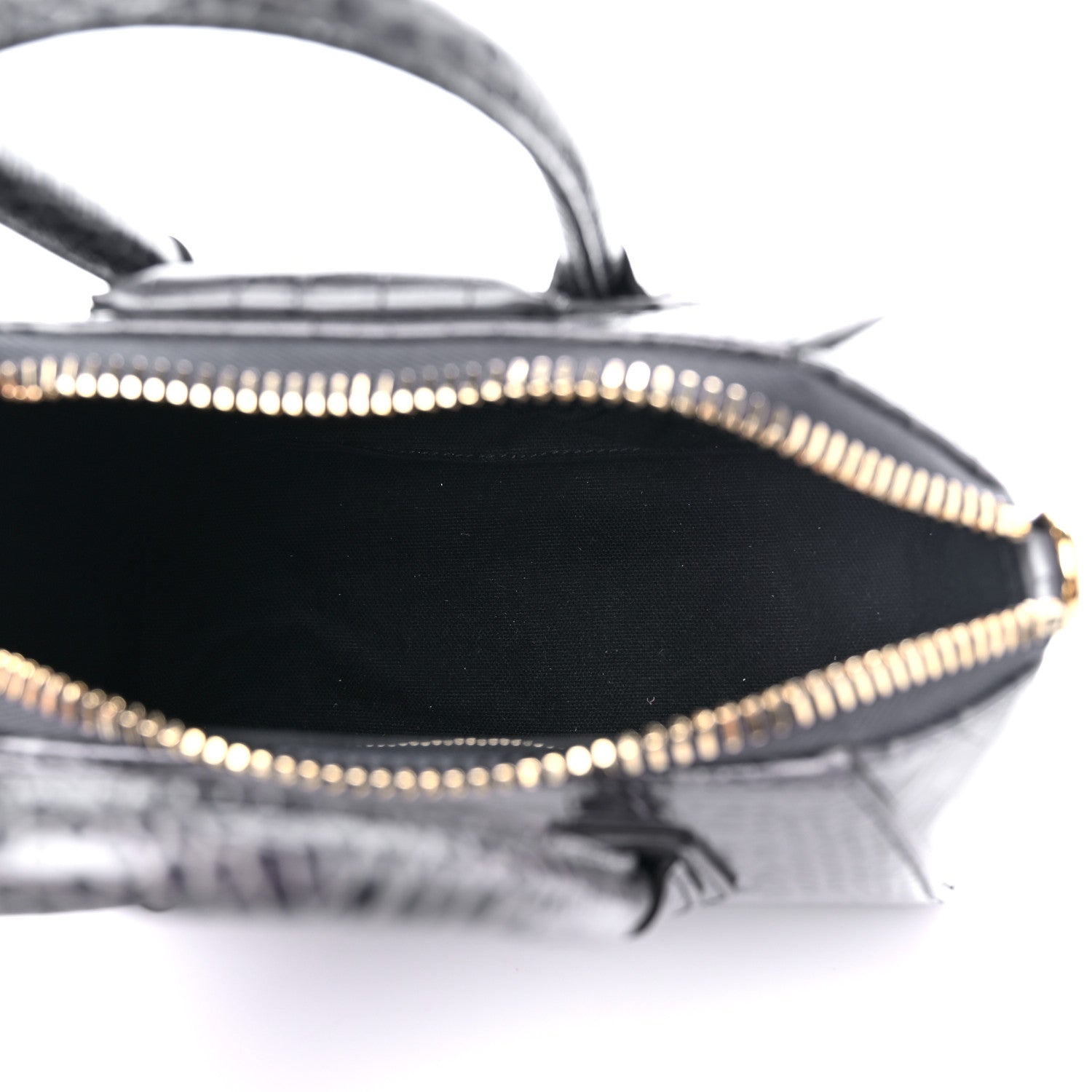 Givenchy Calfskin Crocodile Embossed Mini Antigona Storm Grey 5 of 9