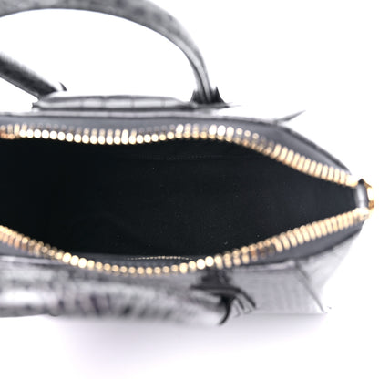 Givenchy Calfskin Crocodile Embossed Mini Antigona Storm Grey 5 of 9