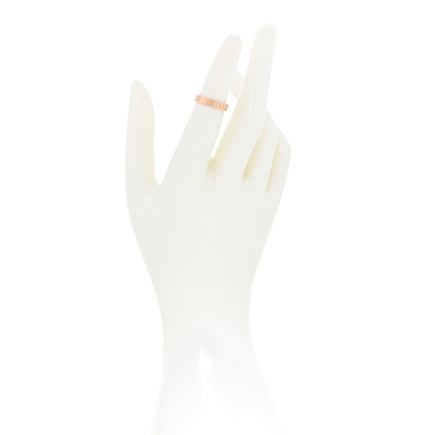 Cartier 18K Pink Gold 3.5mm LOVE Wedding Band Ring 48 4.5 2 of 4