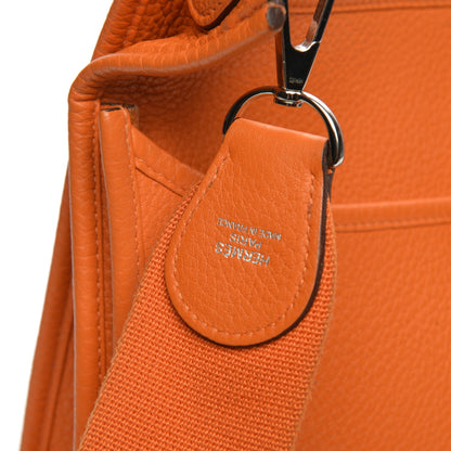 Hermes Taurillon Clemence Evelyne III PM Orange 8 of 9