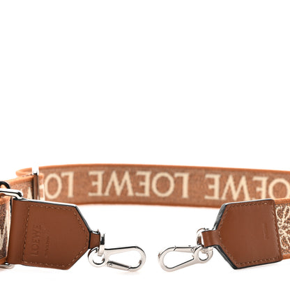 Loewe Calfskin Jacquard Anagram Strap Bronze Oak 3 of 3