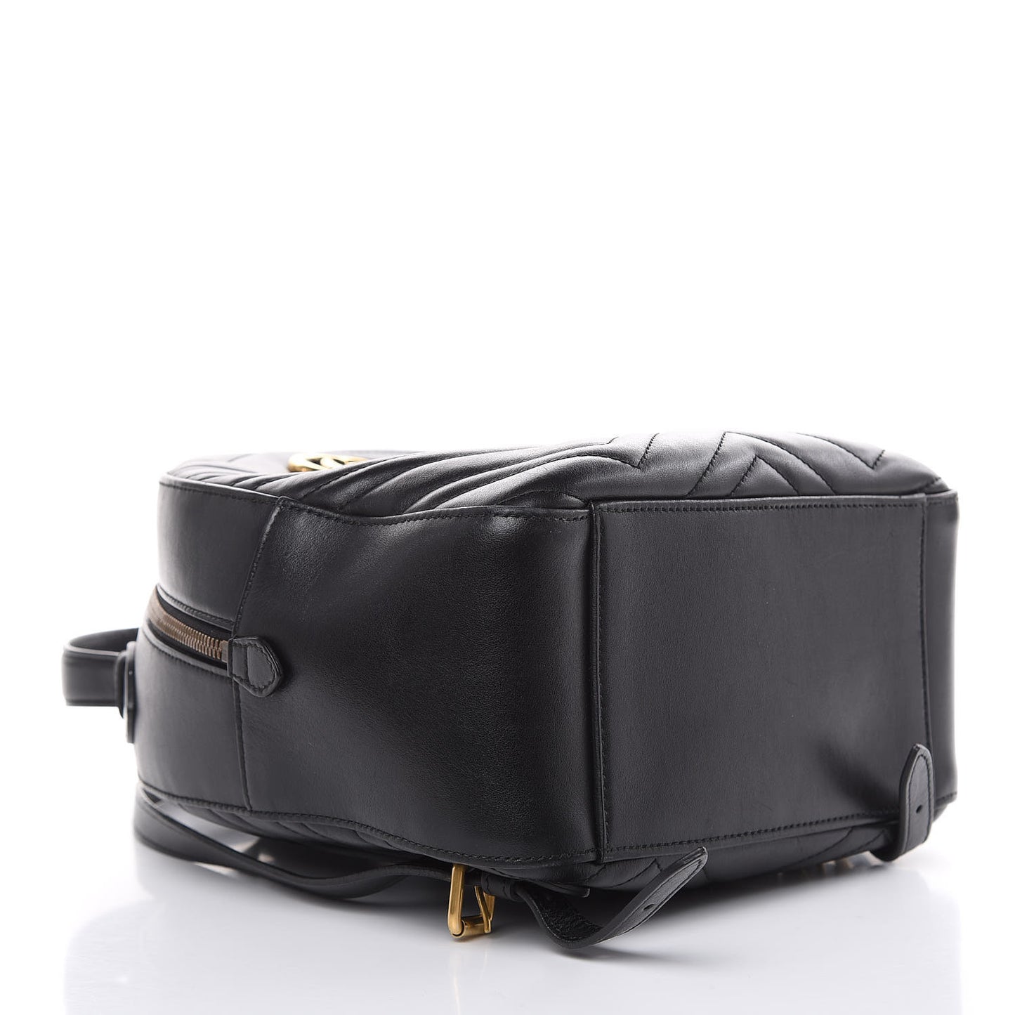 Calfskin Matelasse GG Marmont Backpack Black