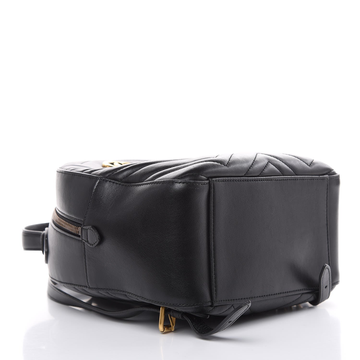 Gucci Calfskin Matelasse GG Marmont Backpack Black 4 of 17