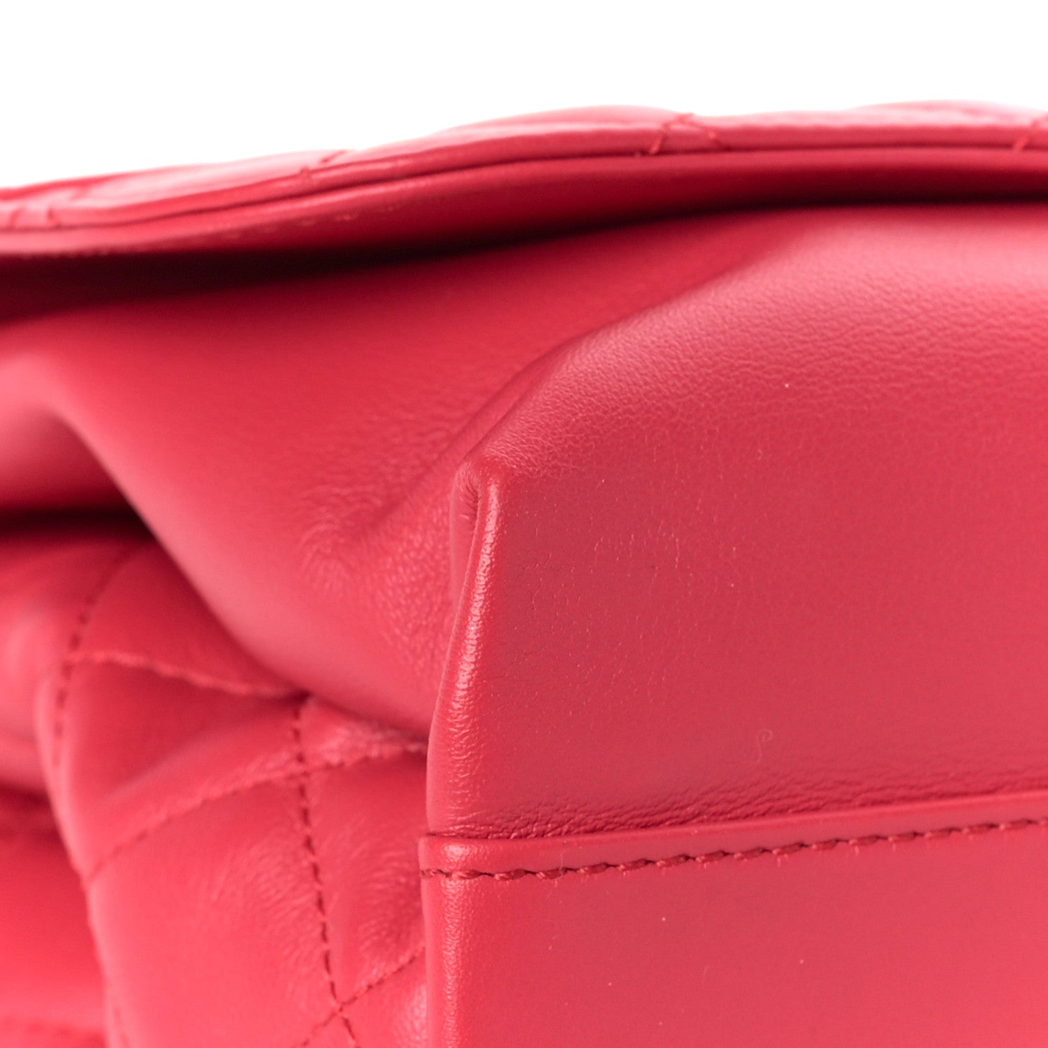 Chanel Calfskin Jumbo Tramezzo Flap Red 8 of 9