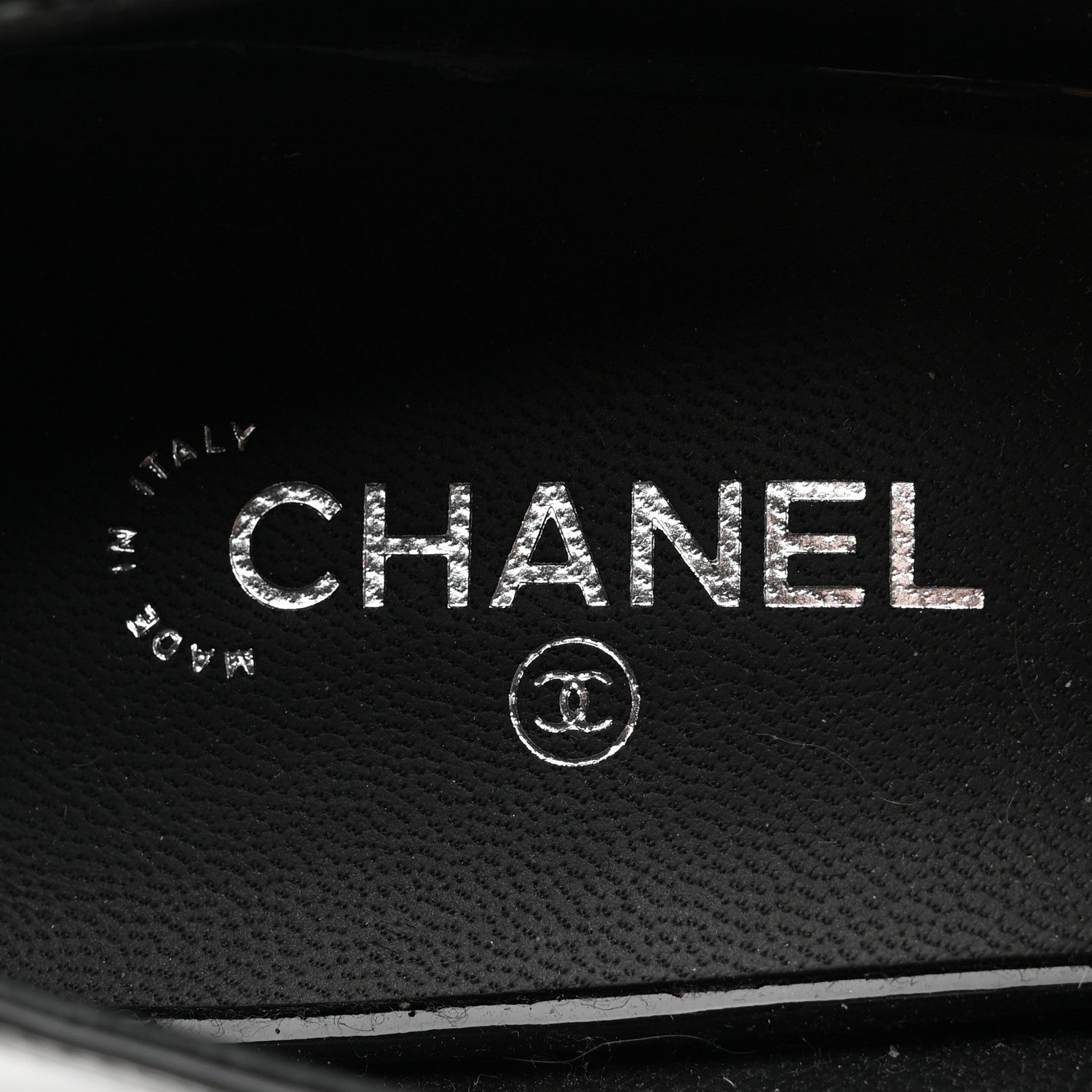 Chanel Patent Calfskin CC Pumps 42 Pink Black 7 of 11