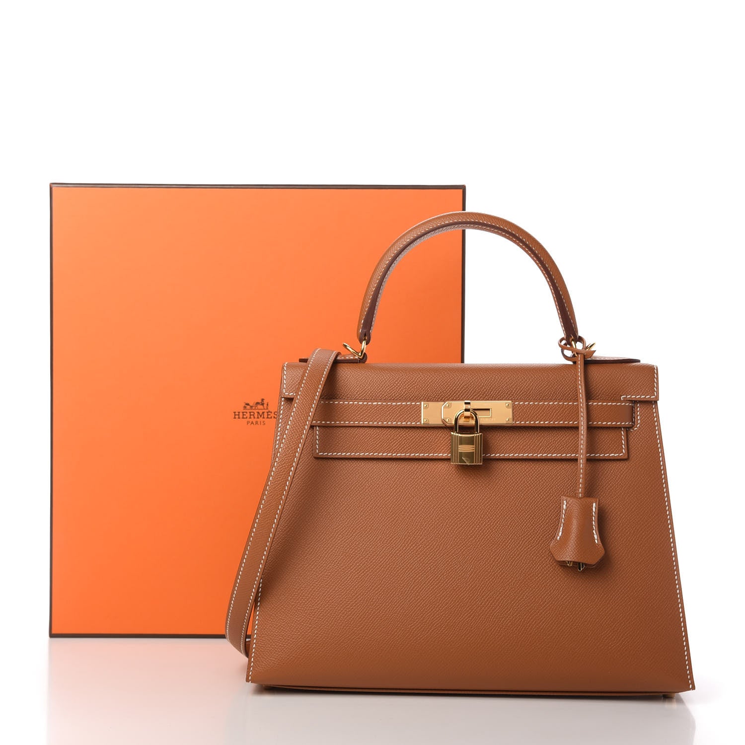Hermes Epsom Kelly Sellier 28 Gold 11 of 11