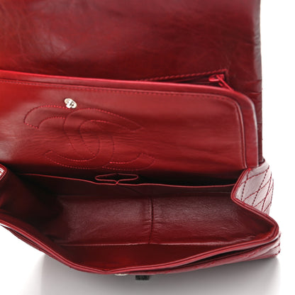 Chanel Aged Calfskin Quilted 2.55 Reissue 226 Flap Red 5 of 13