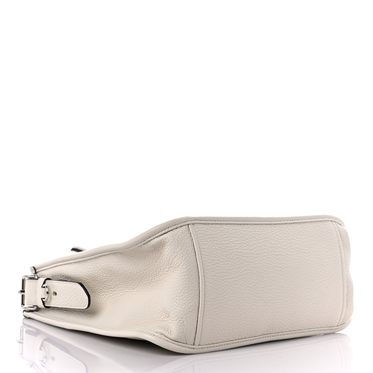 Prada Vitello Daino Soft Hobo Messenger Bag White 3 of 10
