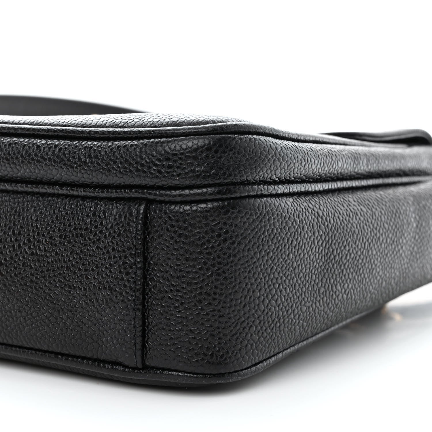 Chanel Caviar Flap Shoulder Bag Black 12 of 13