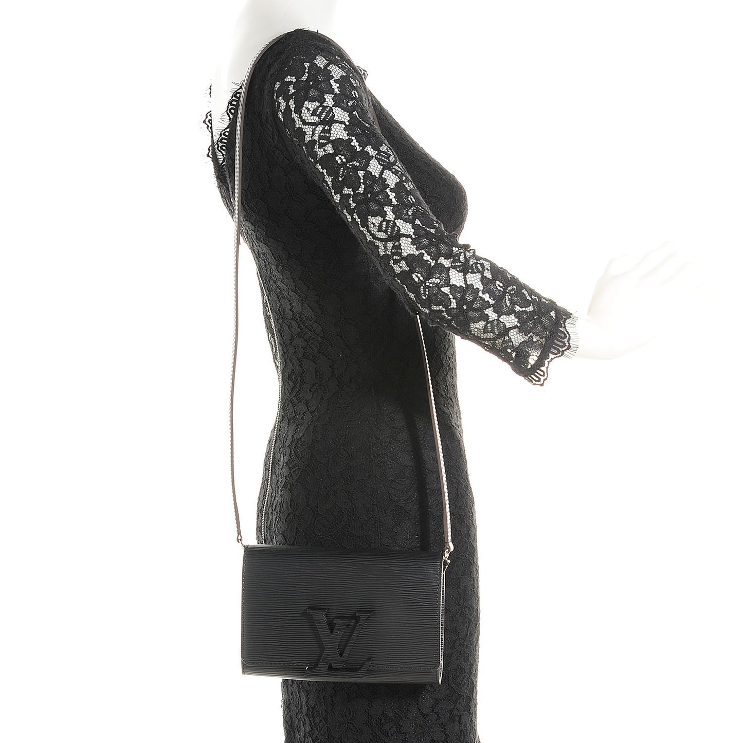 Epi Louise Strap PM Black