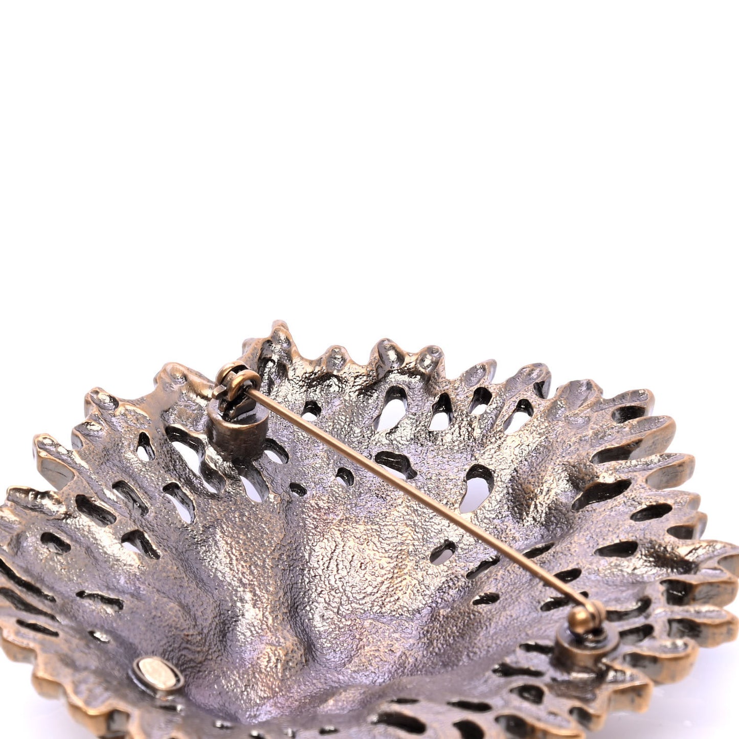 CC Lion Brooch Gold