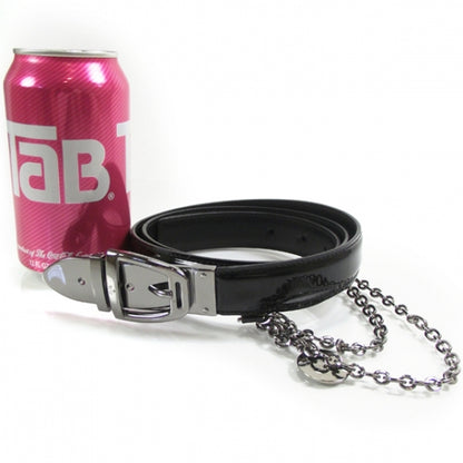 Gucci Patent Chain Belt Black 38 2 of 5