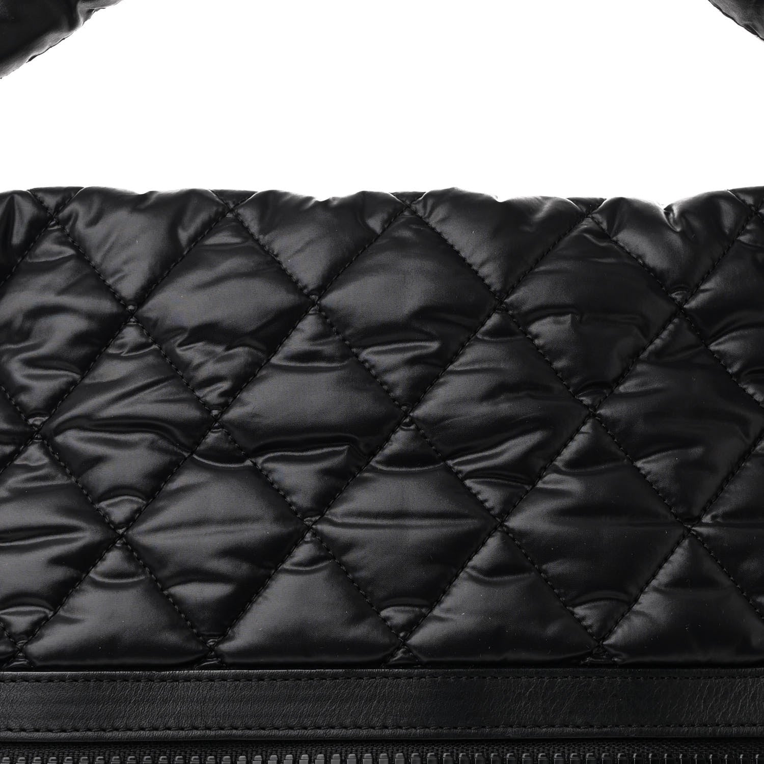 Chanel Nylon Quilted Coco Cocoon Hobo Black 8 of 11