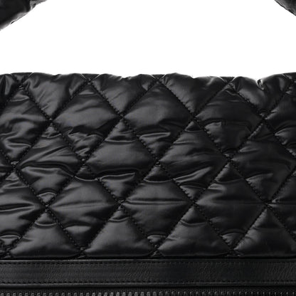 Chanel Nylon Quilted Coco Cocoon Hobo Black 8 of 11