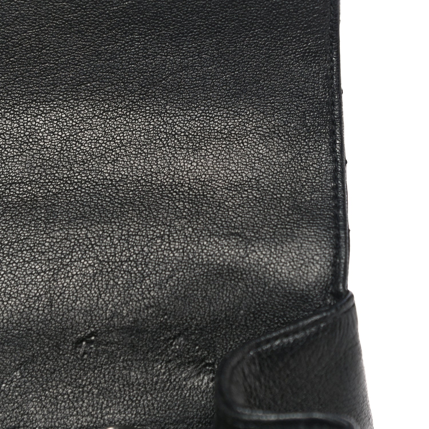 Saint Laurent Sheepskin Matelasse Chevron Monogram Medium College Bag Black 11 of 20