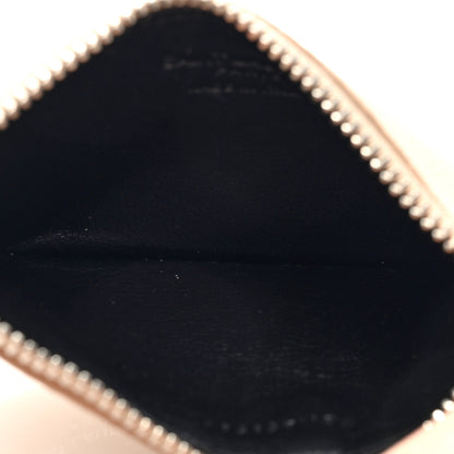 Saint Laurent Grained Calfskin 5 Fragments Zip Pouch Card Holder Nude Powder 5 of 6