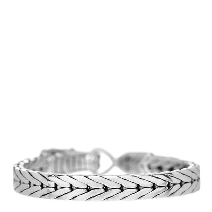 John Hardy Sterling Silver Black Blue Sapphire 9mm Legends Naga Bracelet 3 of 4