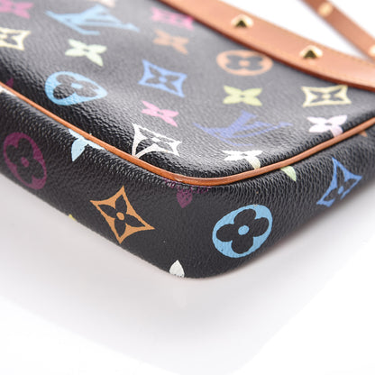 Louis Vuitton Monogram Multicolor Pochette Accessories Black 11 of 13