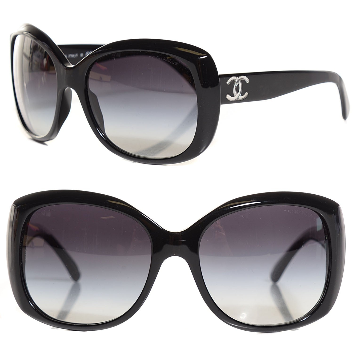 Chanel CC Logo Sunglasses 5183 Black 1 of 5