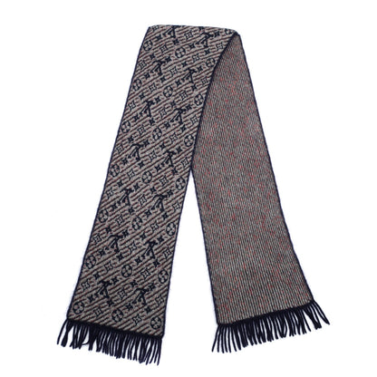 Louis Vuitton Wool Mohair Silk Monogram Scarf 3 of 5