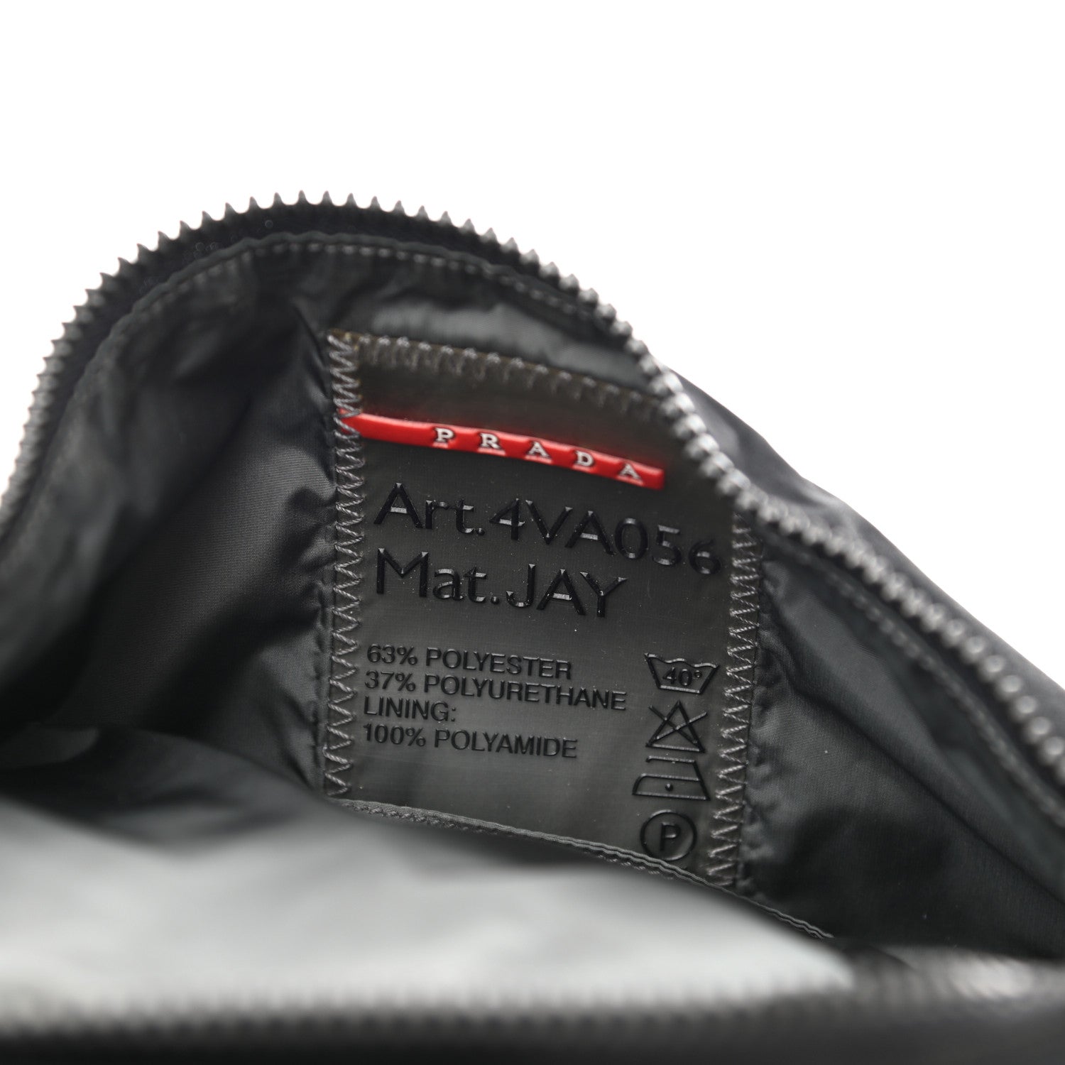 Prada Tessuto Nylon Belt Bag Black 7 of 16
