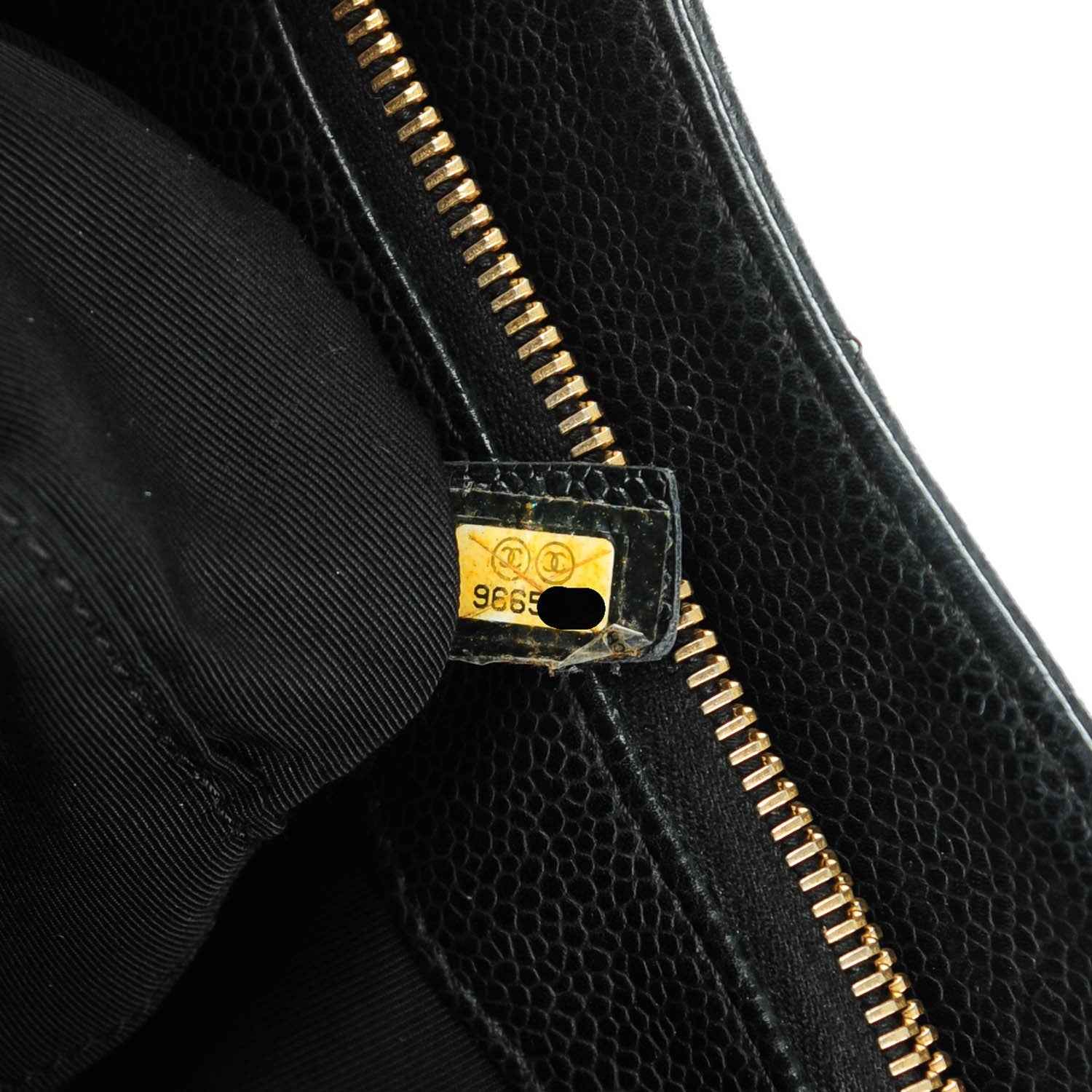 Chanel Caviar Quilted Grand Shopping Tote GST Black 7 of 7