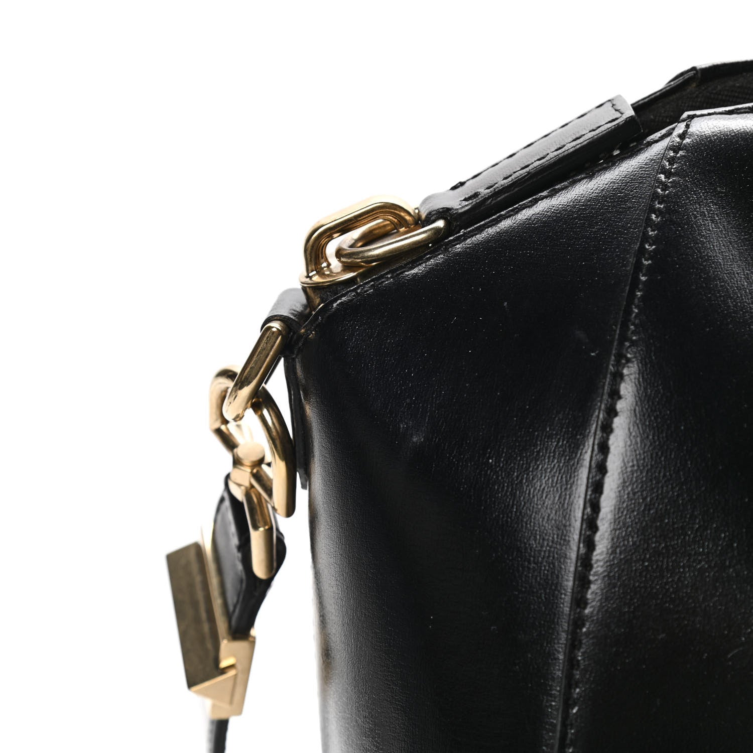 Givenchy Shiny Lord Calfskin Medium Antigona Black 10 of 10