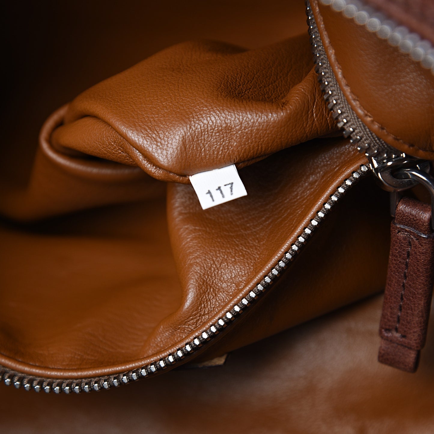 Soft Calf Shoulder Bag Bruciato