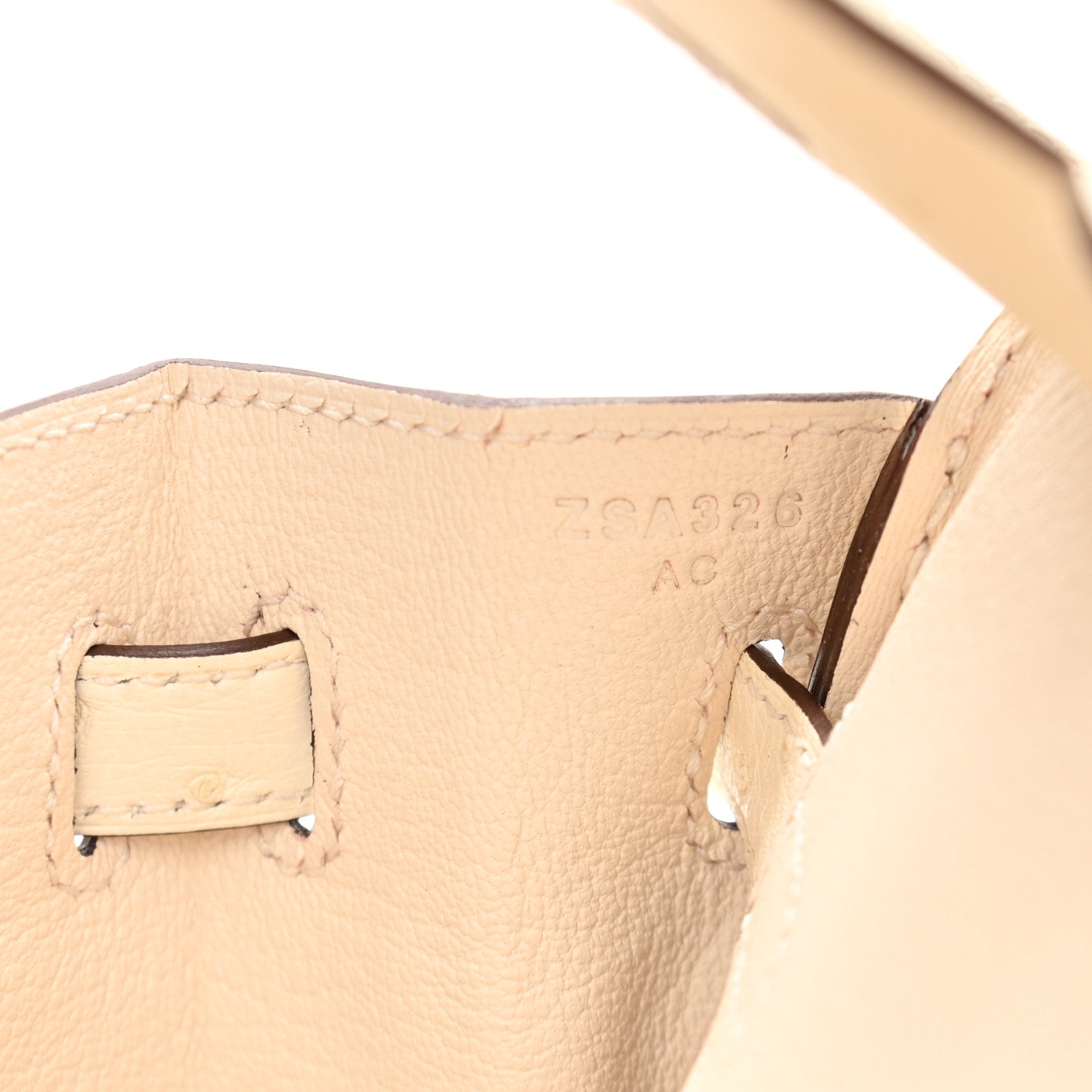 Hermes Ostrich Birkin 25 Nata 7 of 11