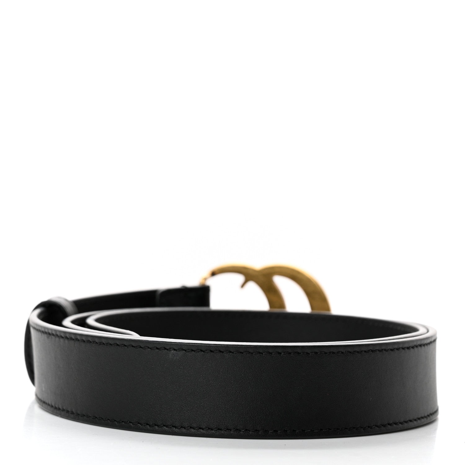 Gucci Calfskin Double G 30mm Belt 85 34 Black 2 of 9