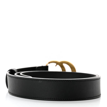 Gucci Calfskin Double G 30mm Belt 85 34 Black 2 of 9