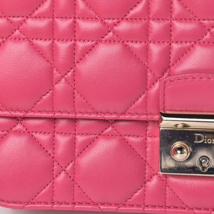 Christian Dior Lambskin Cannage Miss Dior Promenade Pouch Fuchsia 12 of 12