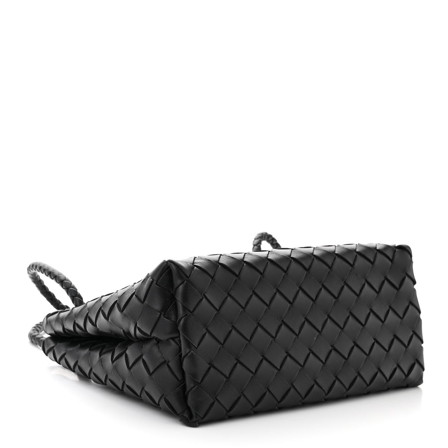 Nappa Intrecciato Small Andiamo Shoulder Bag Black
