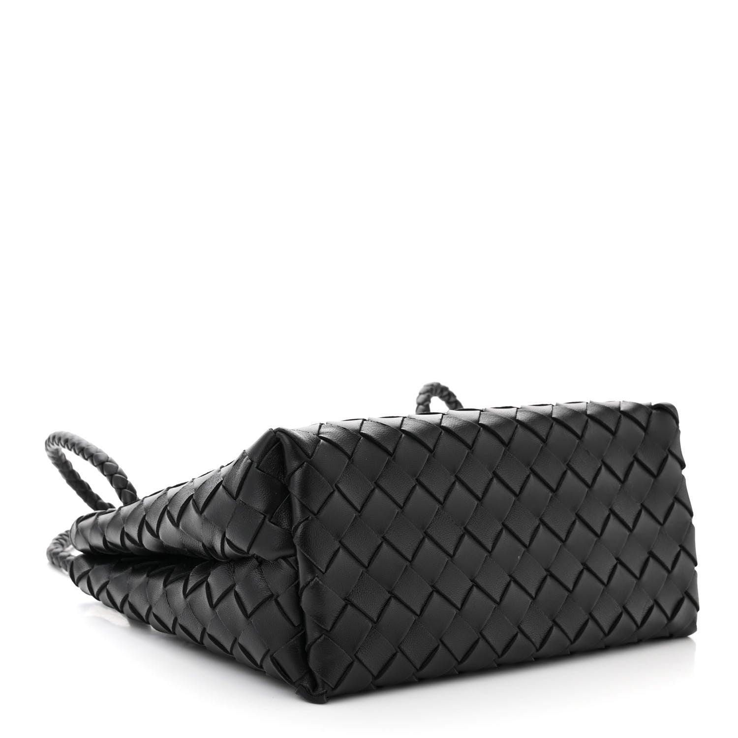 Bottega Veneta Nappa Intrecciato Small Andiamo Shoulder Bag Black 4 of 9